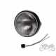 Lampa 7&quot H4 12V Czarna / Ramka Czarna Emark