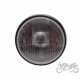 Lampa 7&quot H4 12V Czarna / Ramka Czarna Emark