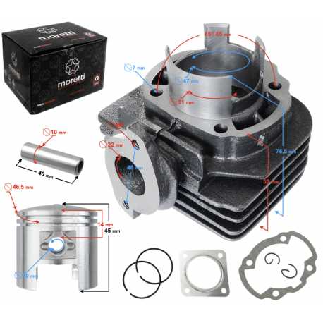 Cylinder Do Skutera 2T 80Cc Tgb