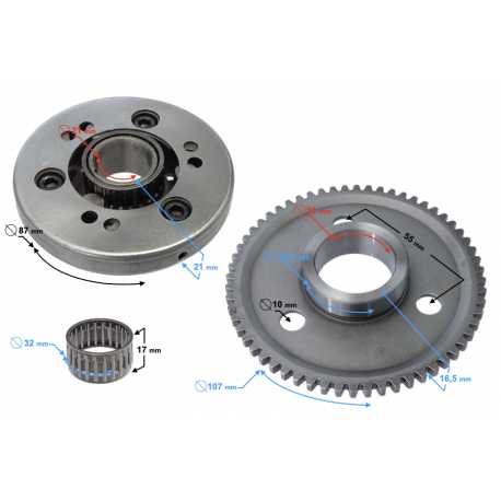 Bendix Rozrusznika Elektrycznego Do Skutera 4T 125Cc Śr.22Mm