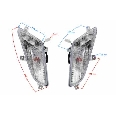 Kierunkowskazy Przednie Do Skutera Tres