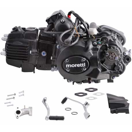 Silnik Moretti Poziomy 154Fmi, 125Cc 4T, 4-Biegowy Manual, Czarny (Bez Oleju)