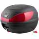Kufer Moretti Mr-866, 32 L., Czarny, Czerwony Odblask