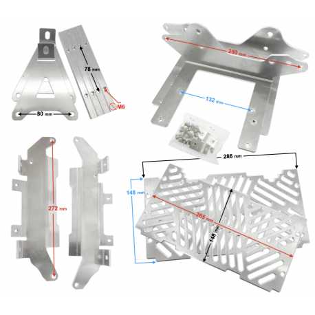 Obudowa Chłodnicy Lewa+Prawa Metalowa Nxt300