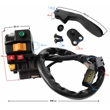 Przełącznik Zespolony Lewy Do Hisun Tactic 550
