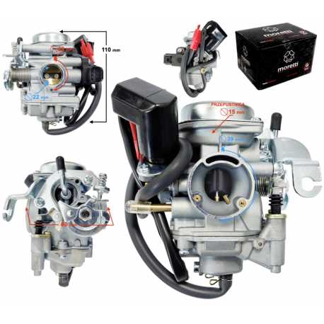 Gaźnik Falcon 4T Euro 4 silnik SYM