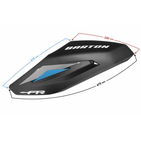 Obudowa Przednia Lewa Niebieska Do Motoroweru Fr 2