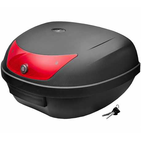 Kufer Moretti, Mr-726, 48L, Czarny, Czerwony Odblask