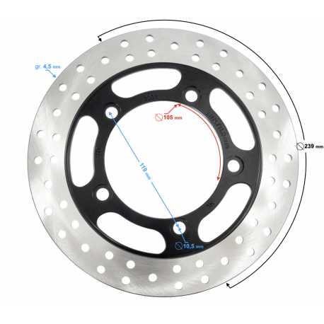 Tarcza Hamulcowa Przód Voge Sr125