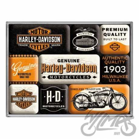 Magnes Harley Davidson 9 Szt. 83133