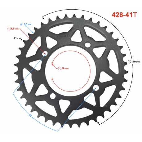 Zębatka Tylna Nxt125