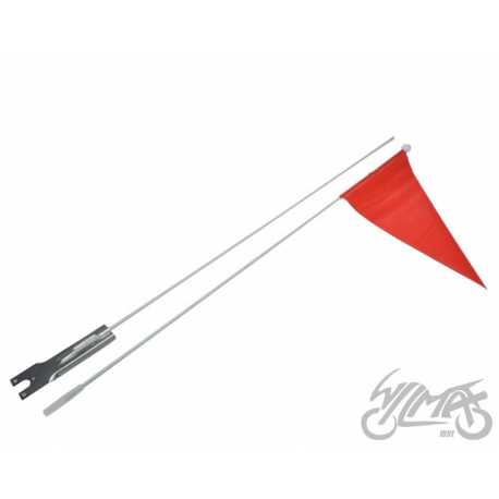 Chorągiewka Odblaskowa Czerwona 1.5 M