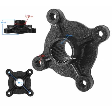 Piasta Koła Tył Atv Terrax