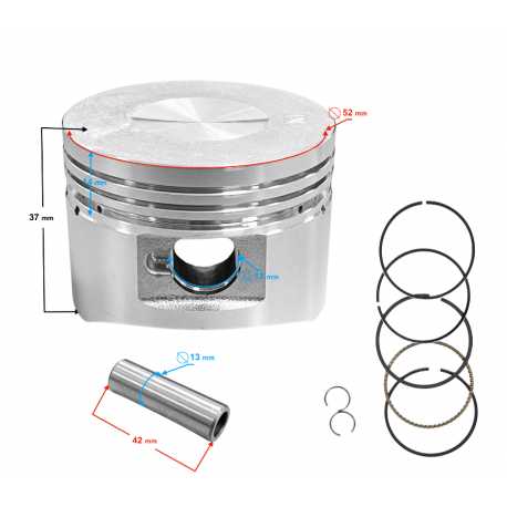 Tłok Z Kompletem Pierścieni Nxt125