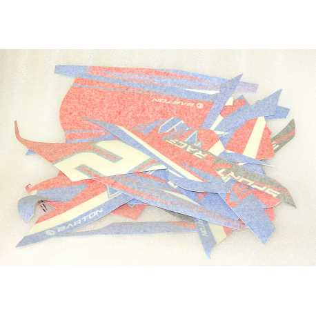 Naklejki Kpl. Czerwono-Niebieskie Bxf 150