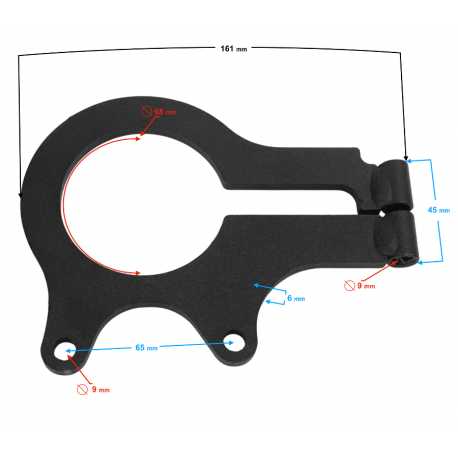 Mocowanie Zacisku Hamulcowego Tył Atv Raze 200