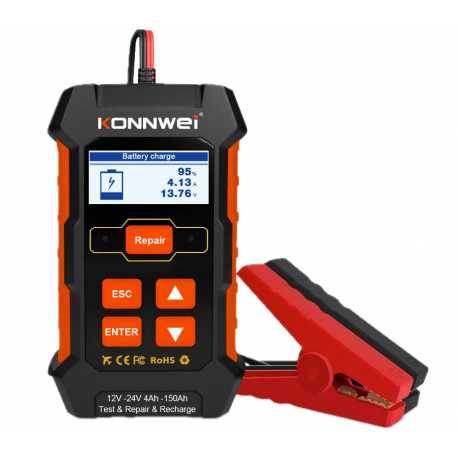 Ładowarka/tester Wszystkie Typy Akumulatorów Konnwei Kw520