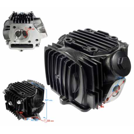 Głowica Do Silnika Poziomego 110Cc Do Motocykla Z Manulaną Skrzynią Biegów