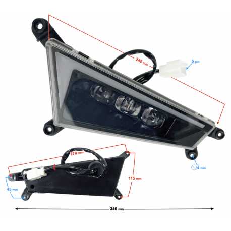 Reflektor Lewy Atv Terrax