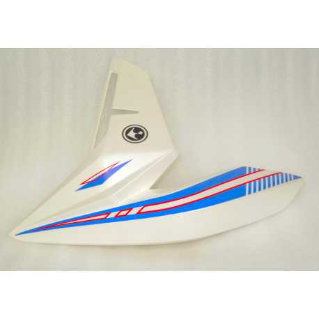 Obudowa Zbiornika Paliwa Prawa Cz. Górna Biało-Niebieska Rally 125