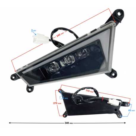 Reflektor Prawy Atv Terrax