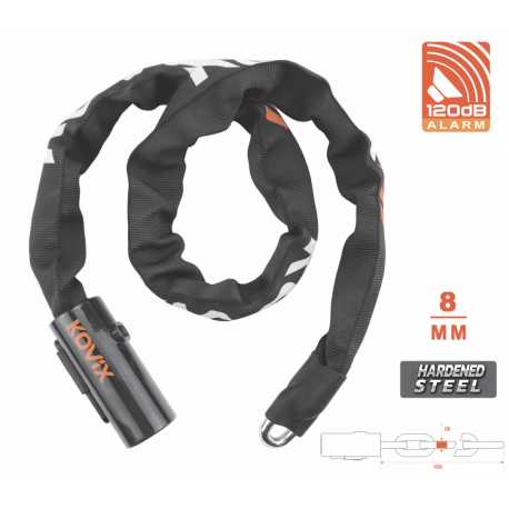Łańcuch Zabezpieczający Z Alarmem Kovix Kcq 08-120