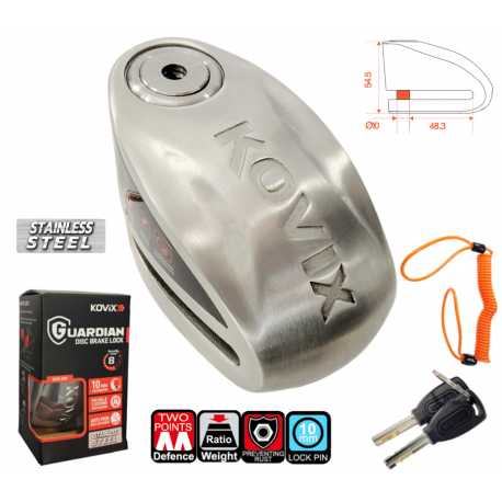 Blokada Tarczy Hamulcowej Kovix Kds-003 Ze Stali Nierdzewnej