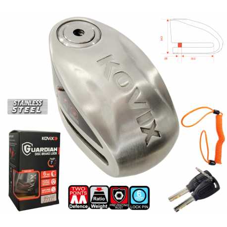 Blokada Tarczy Hamulcowej Kovix Kds-002 Ze Stali Nierdzewnej