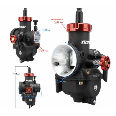 Gaźnik Nibbi Pe28 28Mm Racing Wariant 2