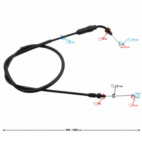 (Serwis) Linka Gazu Dolna Voge Ds800X Rally