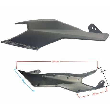 Obudowa Lewa Reflektora Czarna Voge 900Dsx (341770011-0006)