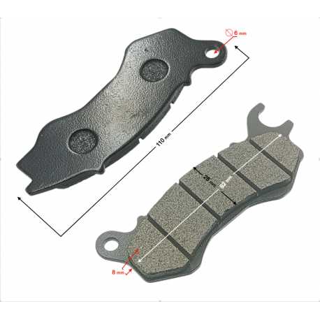 (Serwis) Klocki Hamulcowe Przód Stratos 125