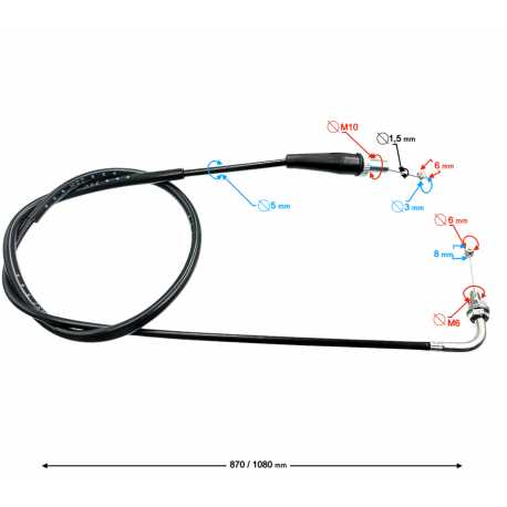 (Serwis) Linka Gazu Rally 125