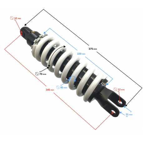 Amortyzator Tył Voge 525Dsx (310790652-0001)