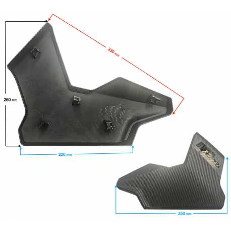 Obudowa Kierownica Powietrza Czarna Voge 900Dsx (341200039-0004)