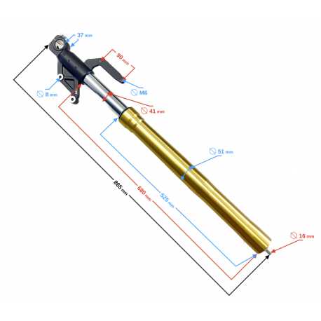 Amortyzator Prawy Przód Voge 525Dsx (310460747-0001)