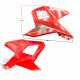 Obudowa Baku Lewa Czerwona Hyper 125