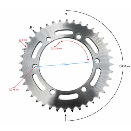 (Serwis) Zębatka Tył 40Z Blade R