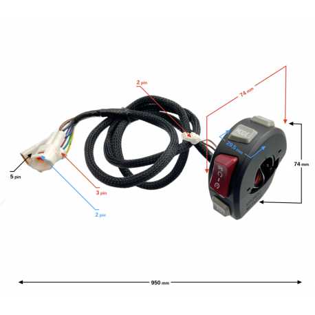Przełącznik Prawy Voge Ds900X (271590603-0001)