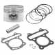 Cylinder do skutera 80cc 139QMB 4T, z wylotem na czujnik temperatury