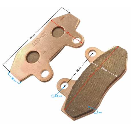 (Serwis) Klocki Hamulca Postojowego Hisun Forester 750 (P115000443110000)