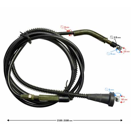 (Serwis) Linka Hamulca Tylnego Do Hisun Tactic 550 (Pj000004323A0600)