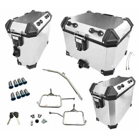 Zestaw Kufrów Voge 525Dsx Srebrne