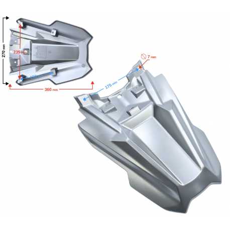Błotnik Przód Piaskowy Voge 900Dsx (341430763-0002)