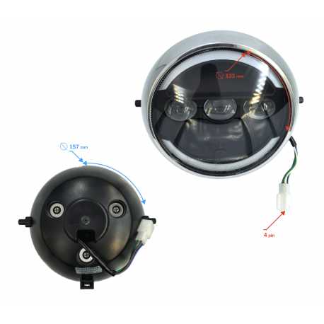 Reflektor Przód Stratos 125