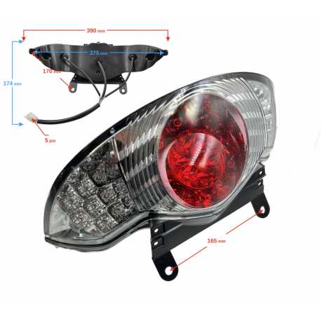 Lampa Tył Blaze 50