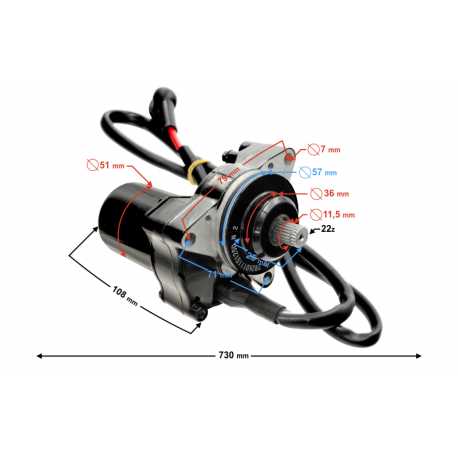 Rozrusznik Do Silnika Poziomego 110Cc 125Cc