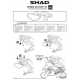 STELAŻ DO SAKW PÓŁSZTYWNYCH SHAD DO HONDA CB 650 R