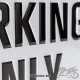 TABLICA PLAKAT 20x30 BMW PARKING ONLY 22241