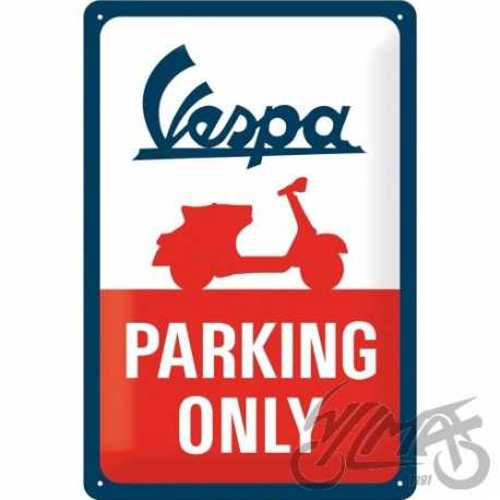 TABLICA PLAKAT 20x30 VESPA PARKING ONLY 22282